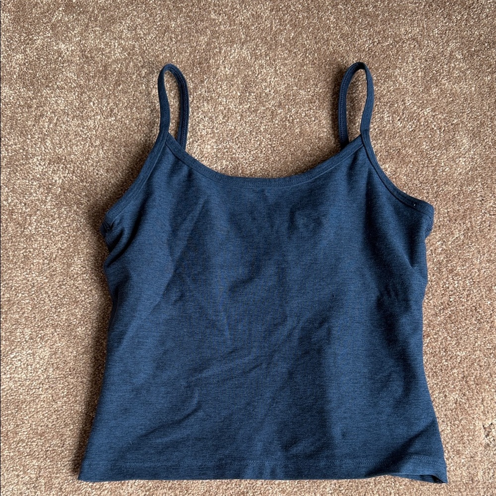 Beyond Yoga Navy Spaghetti Strap Camisole